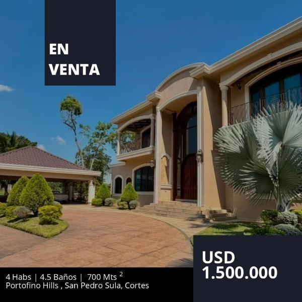 casa en venta en portofino hills sector mackey san pedro sula honduras