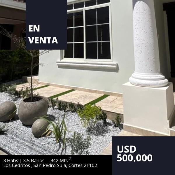 casa en venta en residencial los cedritos san pedro sula
